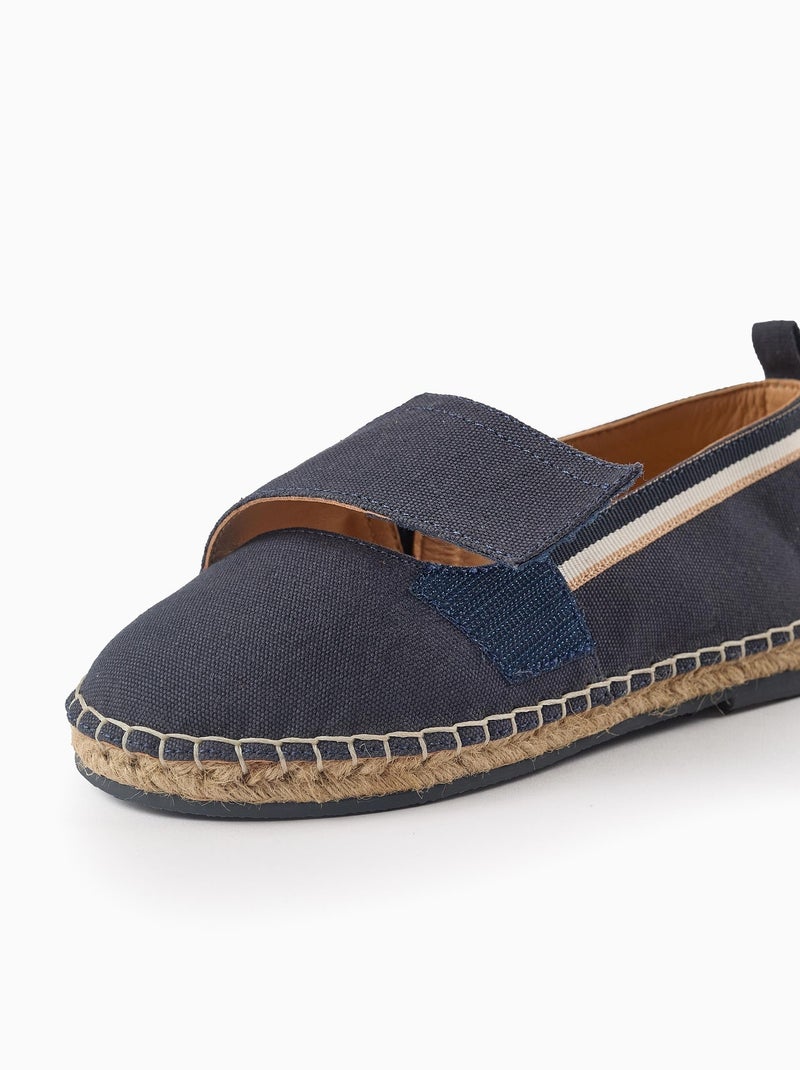 Espadrilles en Lin et Jute Bleu foncé - Kiabi