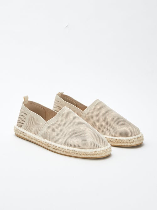 Espadrilles en matière textile fantaisie - Kiabi