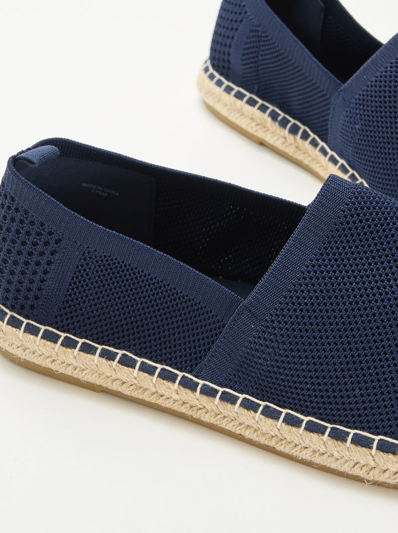 Espadrilles en mesh Bleu - Kiabi