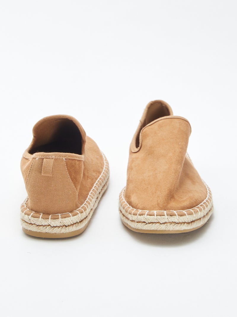 Espadrilles en suédine BEIGE - Kiabi