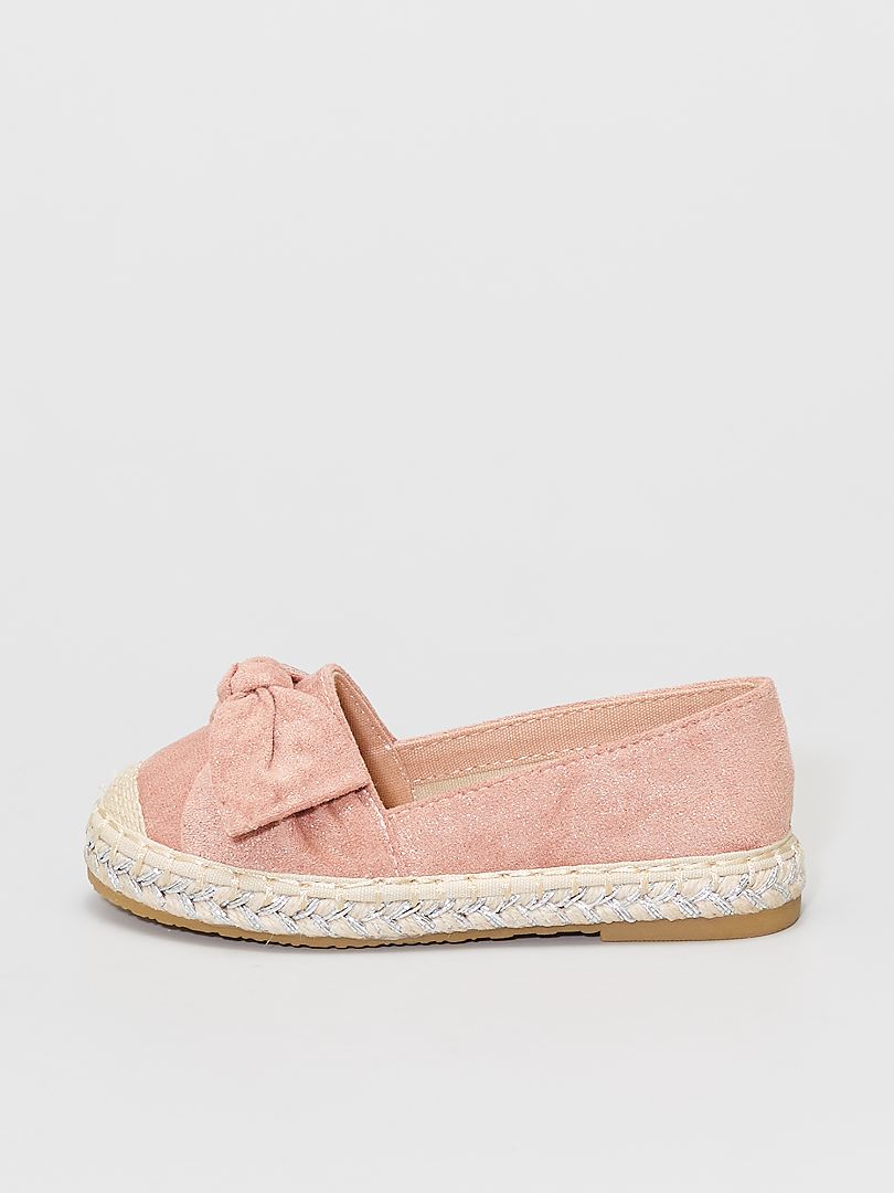 espadrilles rose poudré