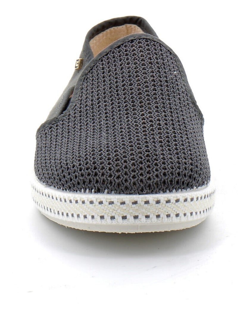 Espadrilles en Textile Rivieras Gris - Kiabi