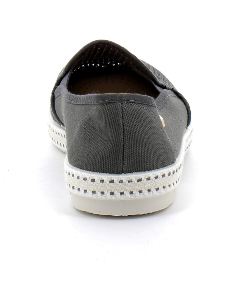 Espadrilles en Textile Rivieras Gris - Kiabi