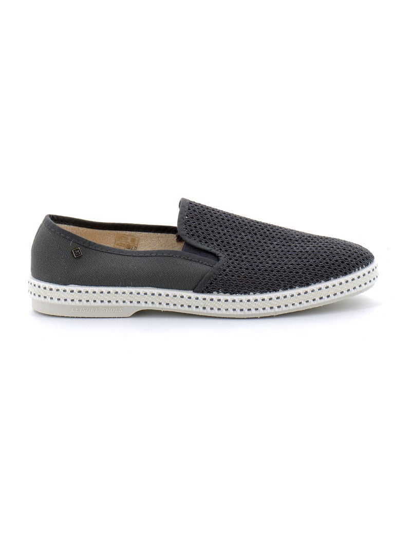 Espadrilles en Textile Rivieras Gris - Kiabi