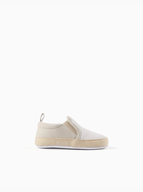 Espadrilles en toile à rayures - Kiabi