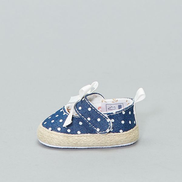 Espadrilles En Toile Bebe Fille Bleu Kiabi 7 00
