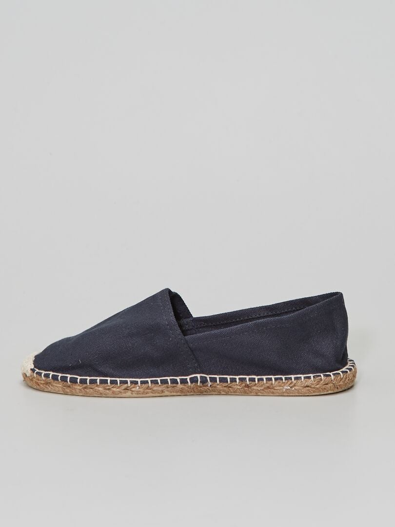 Espadrilles en toile Bleu marine - Kiabi