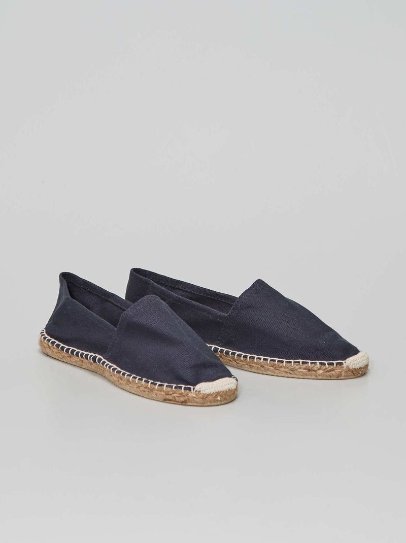 Espadrilles en toile Bleu marine - Kiabi