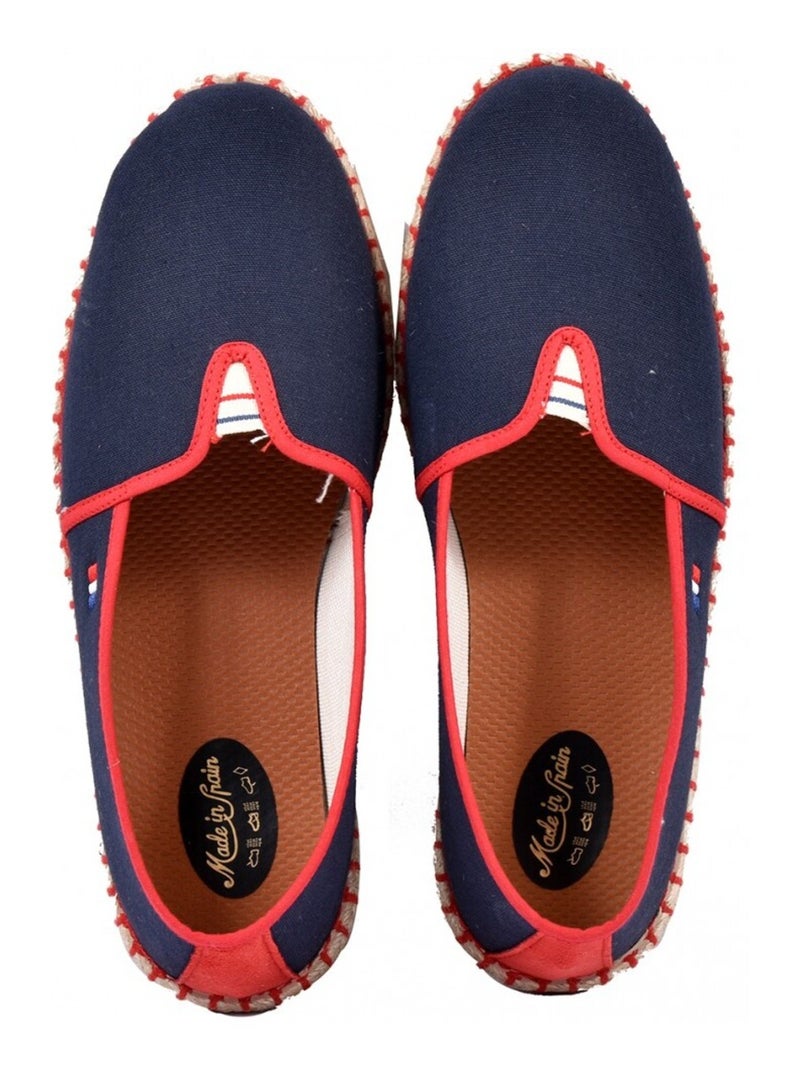 Espadrilles en Toile semelle antidérapante Bleu marine - Kiabi