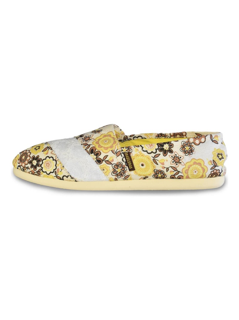 Espadrilles Espargatas pour femme avec semelle en gomme antidérapante Jaune - Kiabi