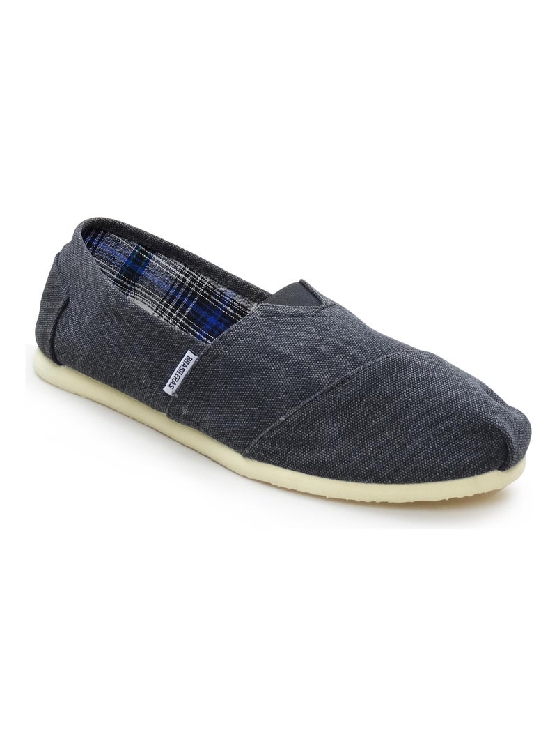Espadrilles Espargatas pour homme semelle en gomme Noir - Kiabi