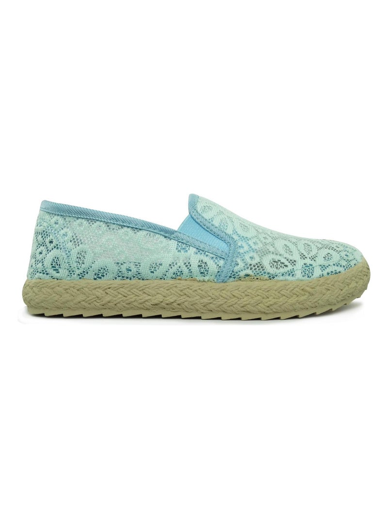 Espadrilles Espargatas unisexe avec semelle en gomme. Bleu ciel - Kiabi
