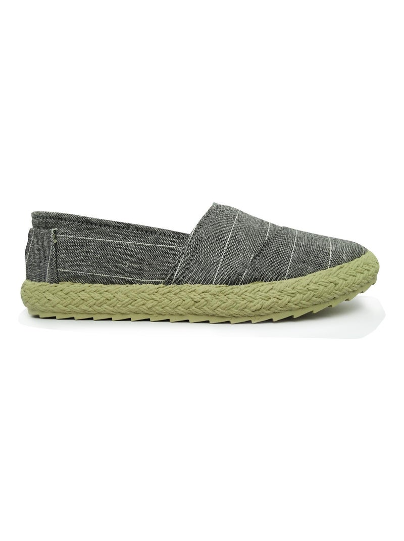 Espadrilles Espargatas unisexe avec semelle en gomme. Gris - Kiabi