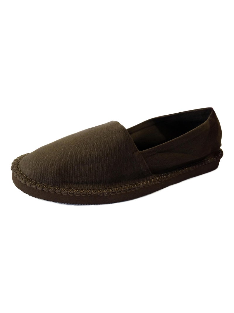 Espadrilles Espargatas unisexe avec semelle en gomme Marron - Kiabi