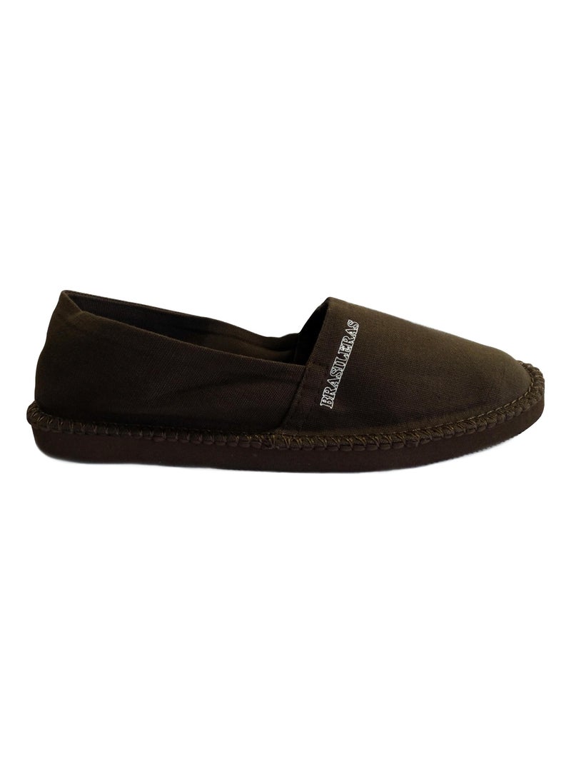 Espadrilles Espargatas unisexe avec semelle en gomme Marron - Kiabi