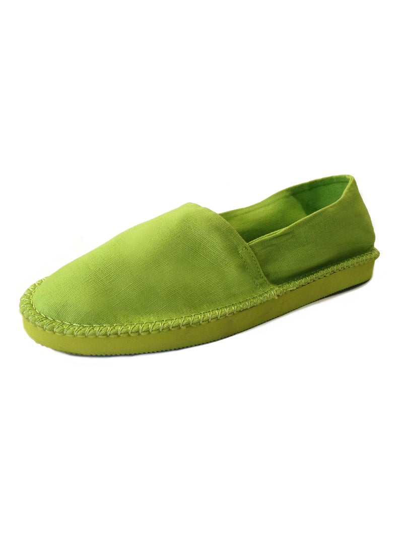 Espadrilles Espargatas unisexe avec semelle en gomme Vert clair - Kiabi