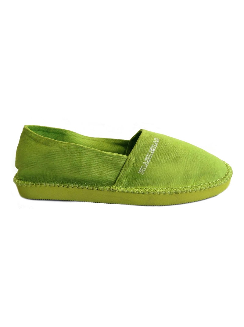 Espadrilles Espargatas unisexe avec semelle en gomme Vert clair - Kiabi