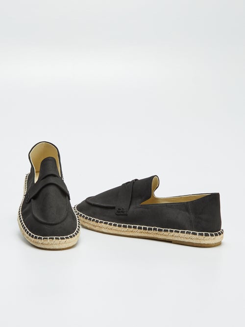 Espadrilles esprit mocassins - Kiabi