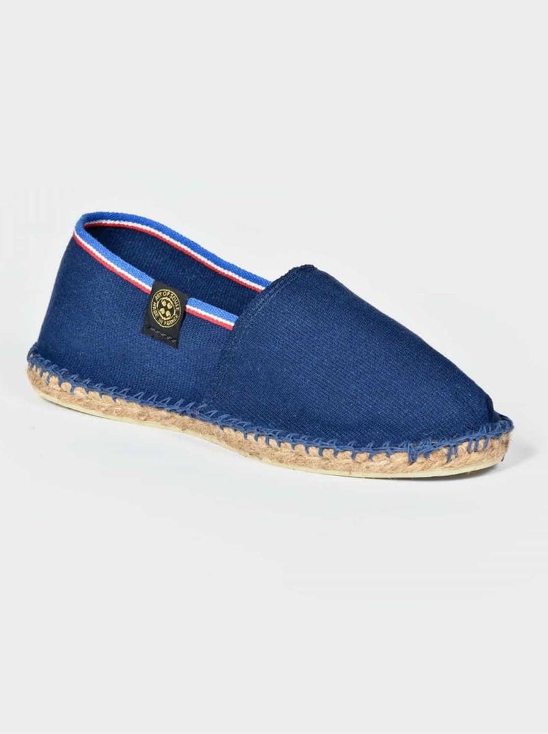 Espadrilles Frenchy unie Bleu - Kiabi