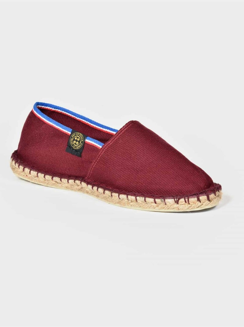 Espadrilles Frenchy unie Bordeaux - Kiabi