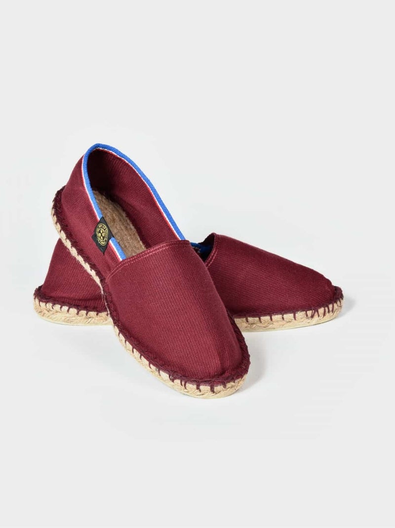 Espadrilles Frenchy unie Bordeaux - Kiabi