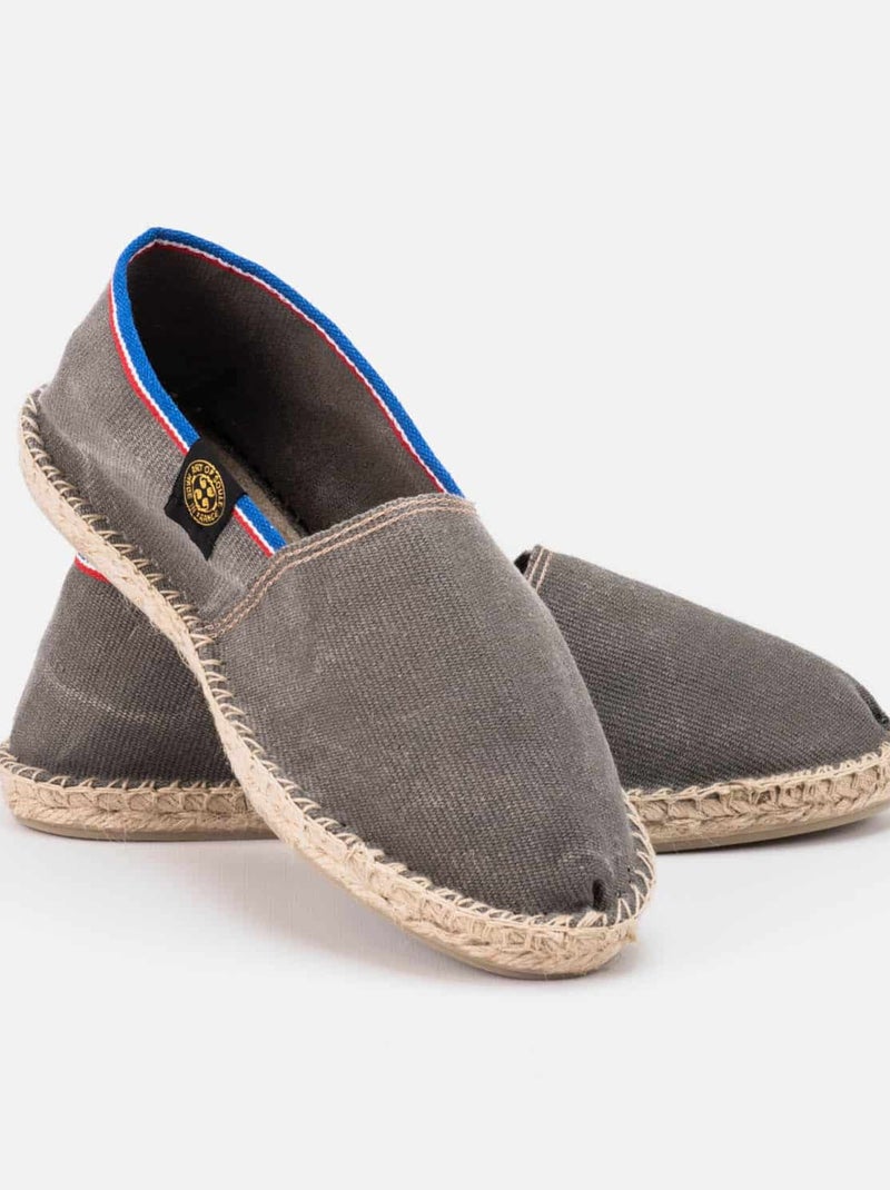 Espadrilles Frenchy unie Gris - Kiabi