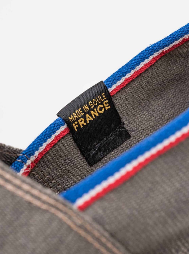 Espadrilles Frenchy unie Gris - Kiabi