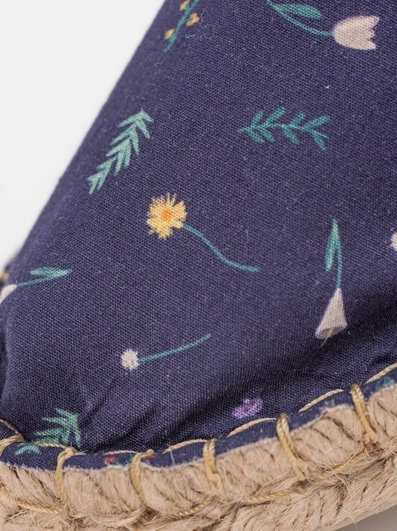 Espadrilles  imprimée Bleu - Kiabi