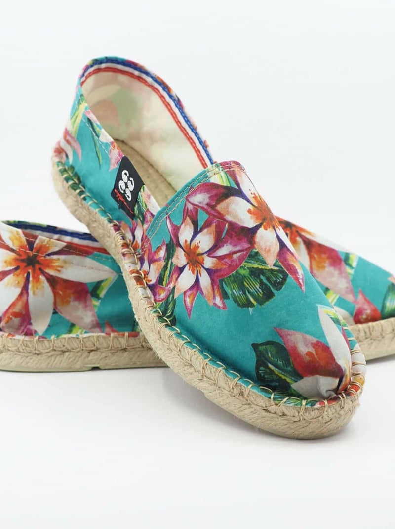 Espadrilles  imprimée Bleu - Kiabi