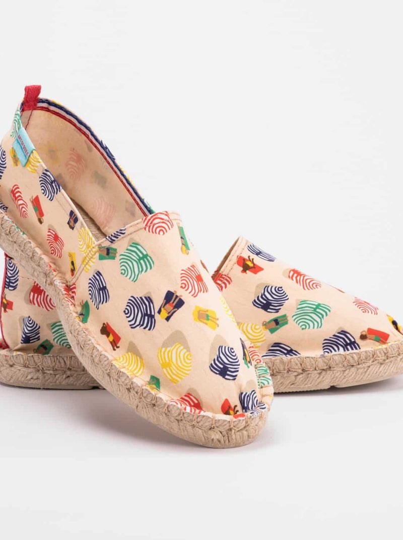 Espadrilles  imprimée Ecru - Kiabi