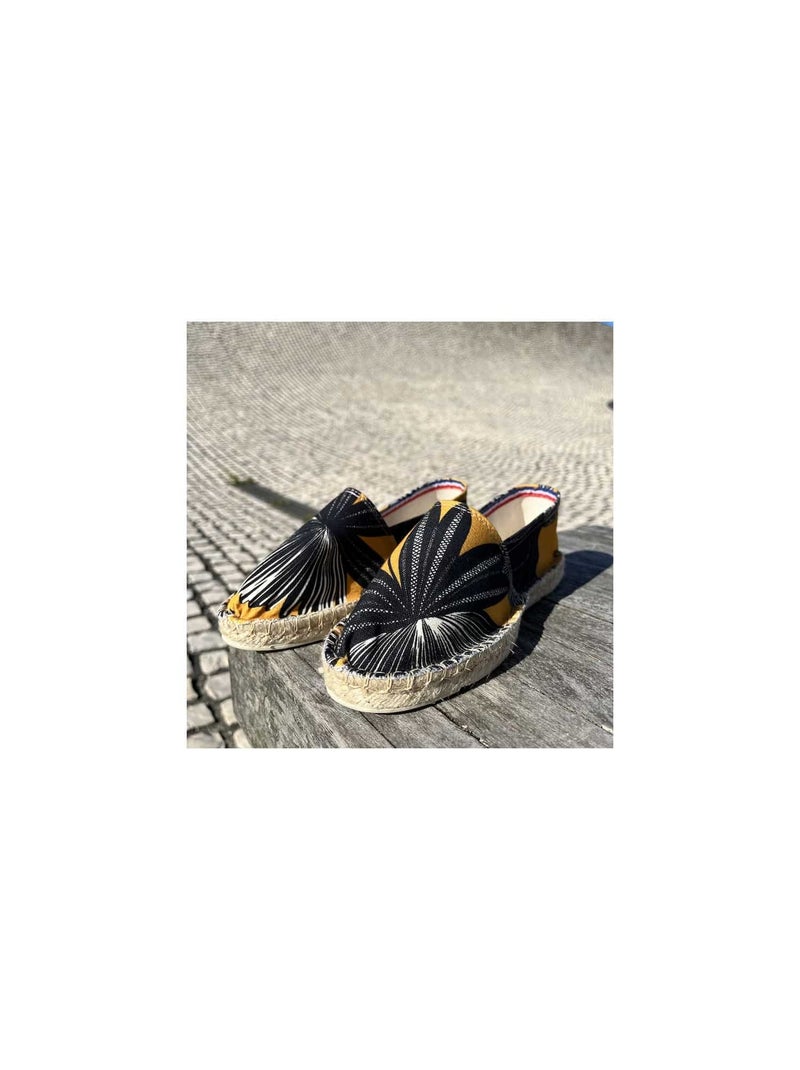 Espadrilles  imprimée Jaune - Kiabi