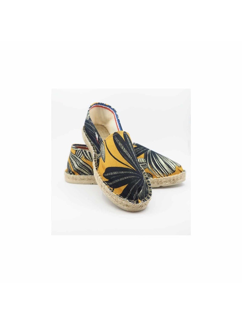 Espadrilles  imprimée Jaune - Kiabi