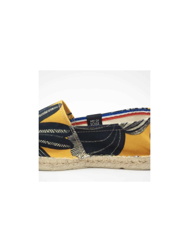 Espadrilles  imprimée Jaune - Kiabi