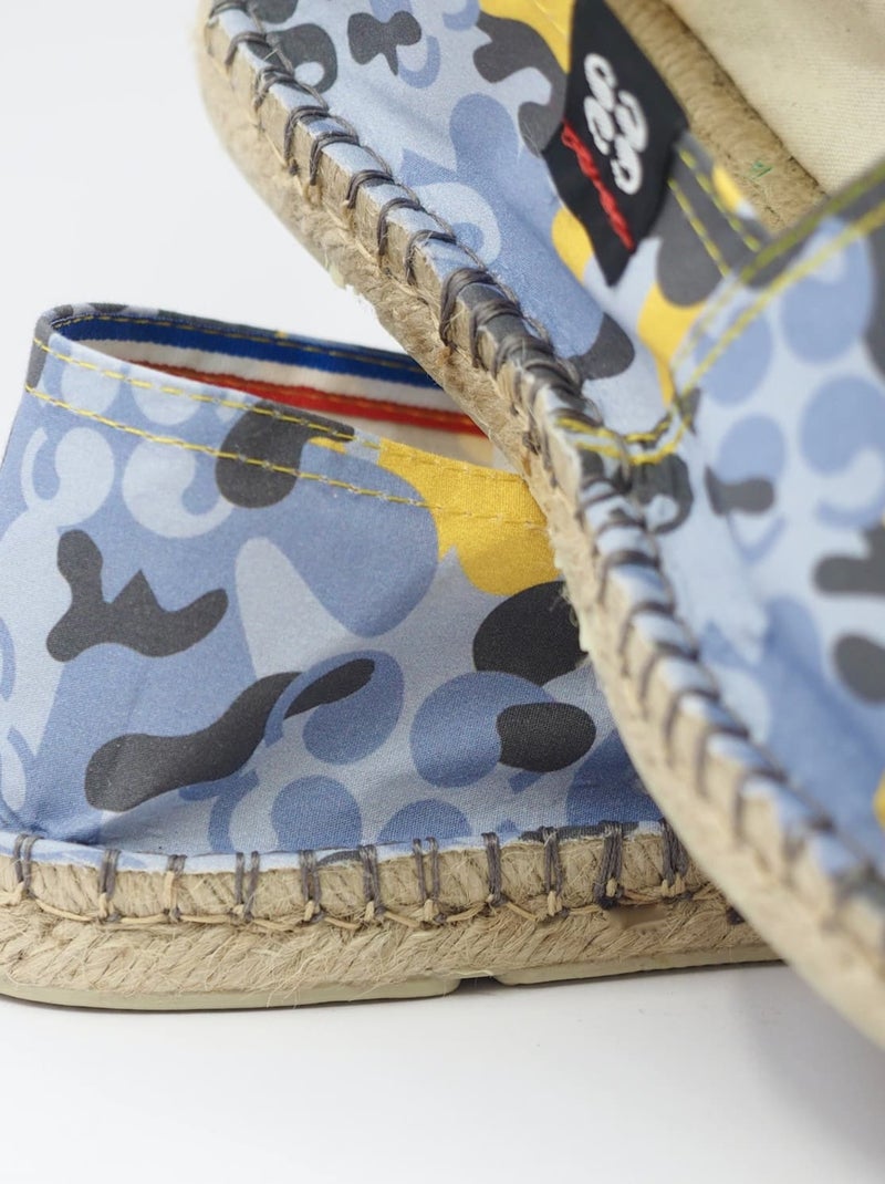 Espadrilles  imprimée Jaune - Kiabi