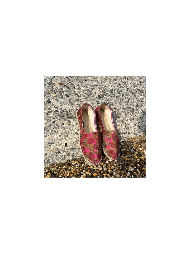 Espadrilles  imprimée Rose - Kiabi