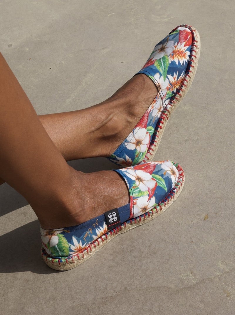 Espadrilles  imprimée Rouge - Kiabi
