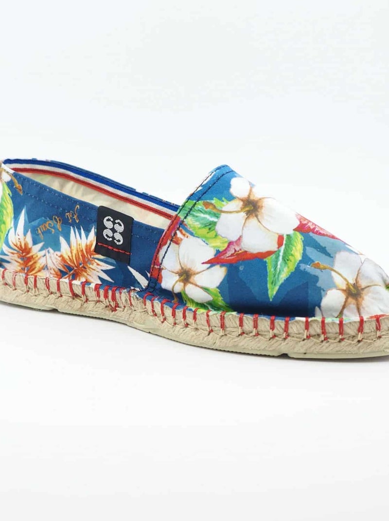 Espadrilles  imprimée Rouge - Kiabi