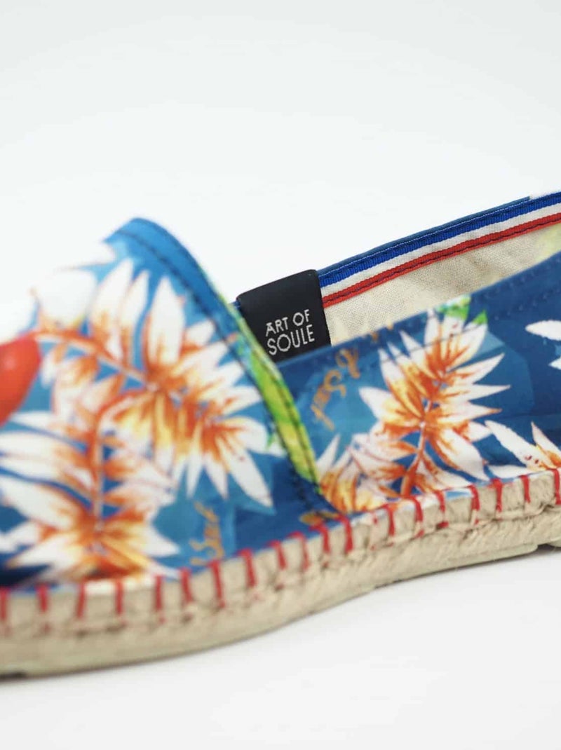 Espadrilles  imprimée Rouge - Kiabi