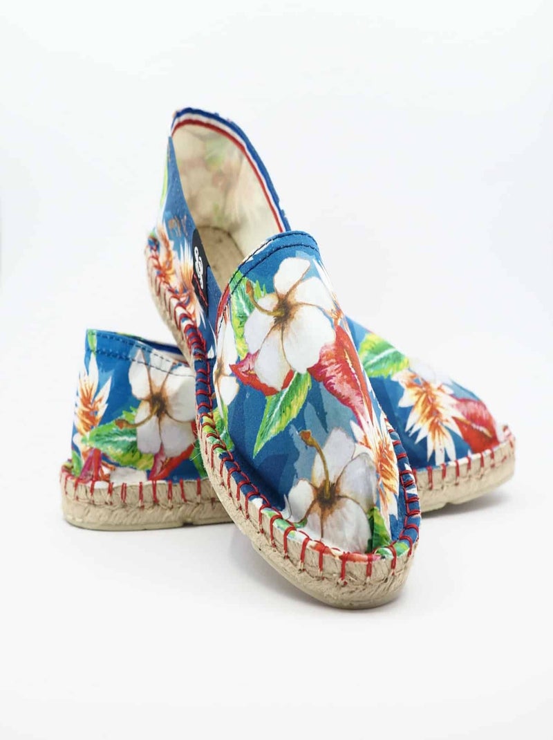Espadrilles  imprimée Rouge - Kiabi