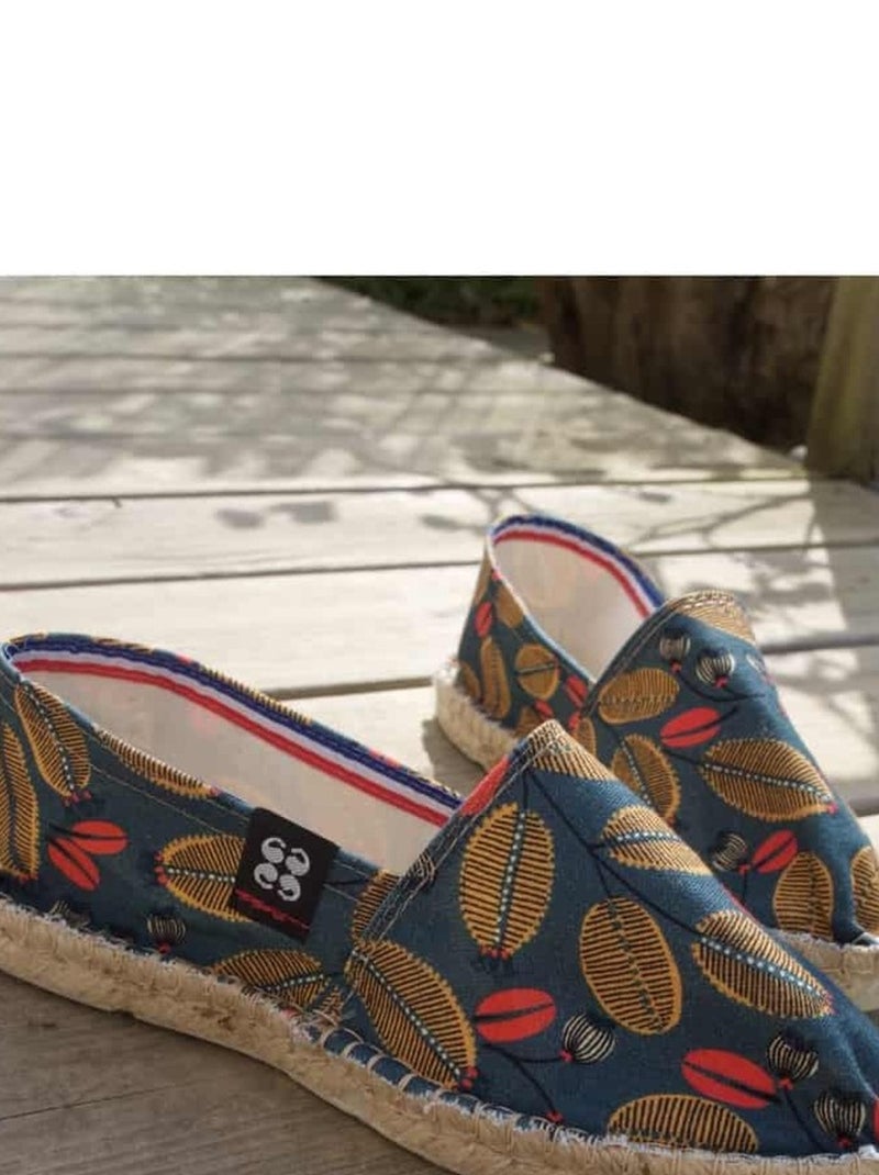 Espadrilles  imprimée Vert - Kiabi