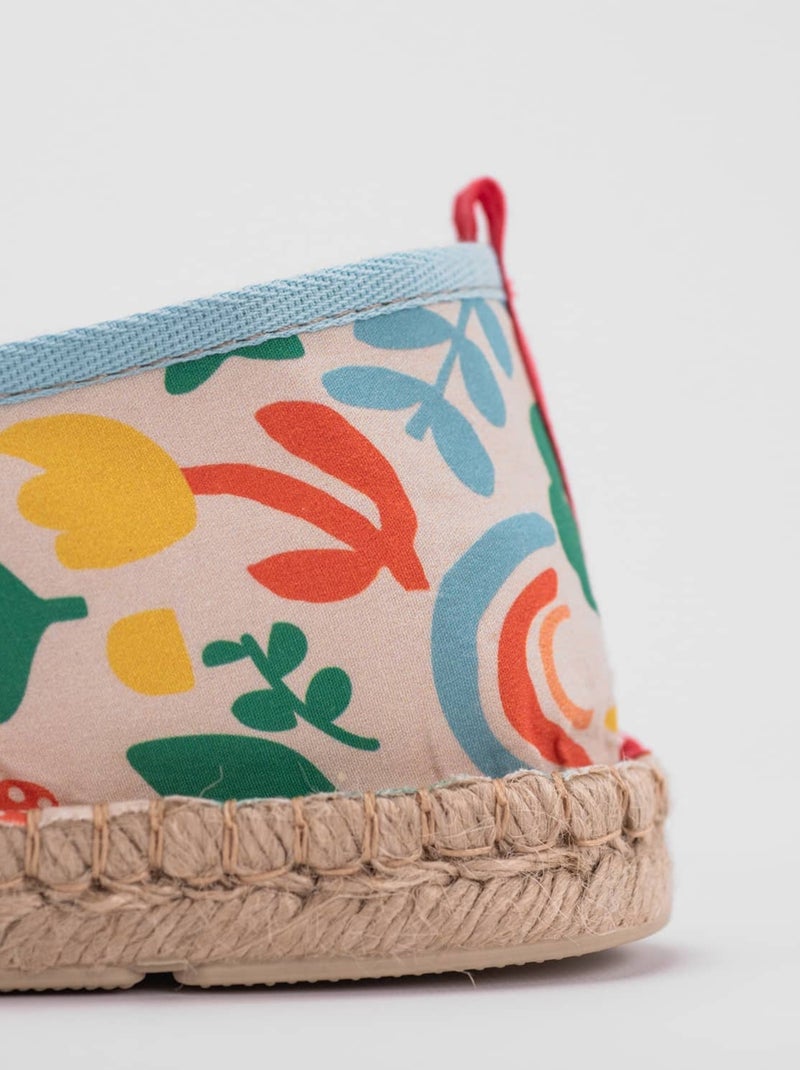 Espadrilles Imprimées imprimée Beige - Kiabi