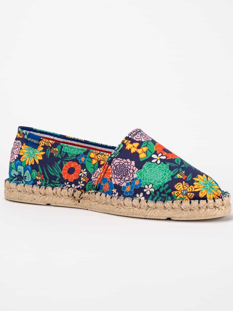 Espadrilles Imprimées imprimée Bleu - Kiabi