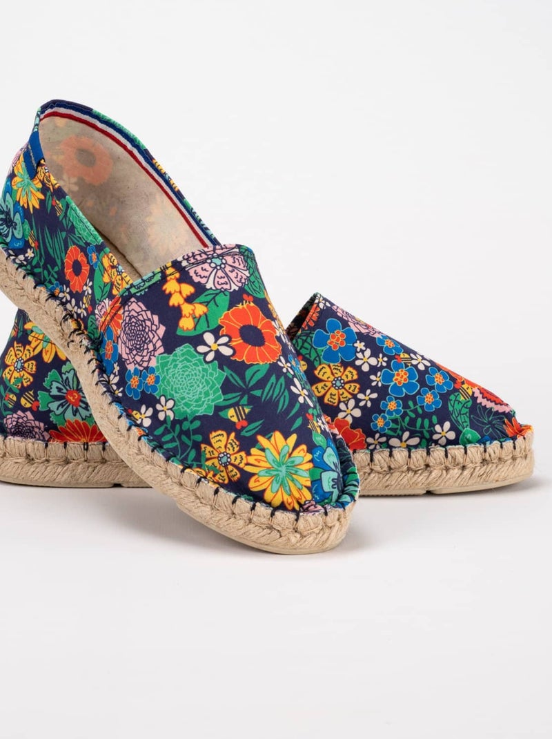 Espadrilles Imprimées imprimée Bleu - Kiabi