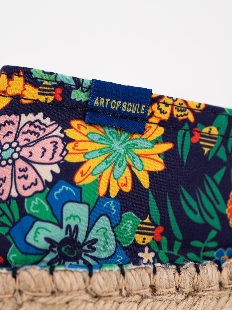 Espadrilles Imprimées imprimée Bleu - Kiabi