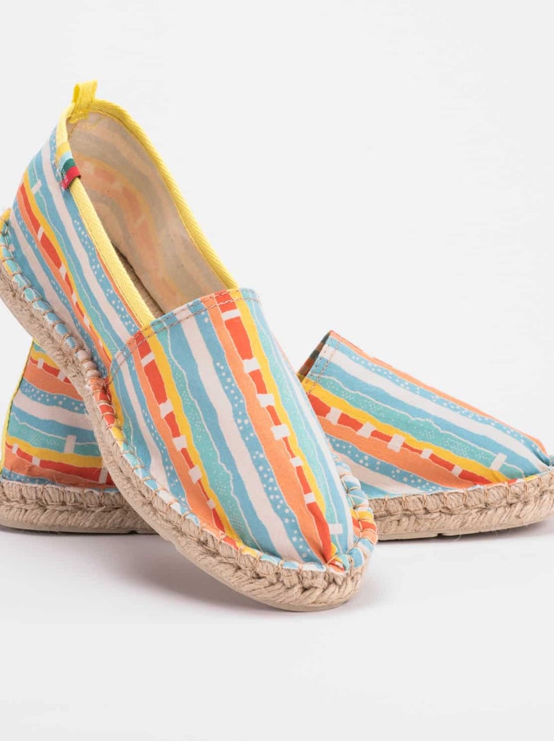 Espadrilles Imprimées imprimée Bleu - Kiabi