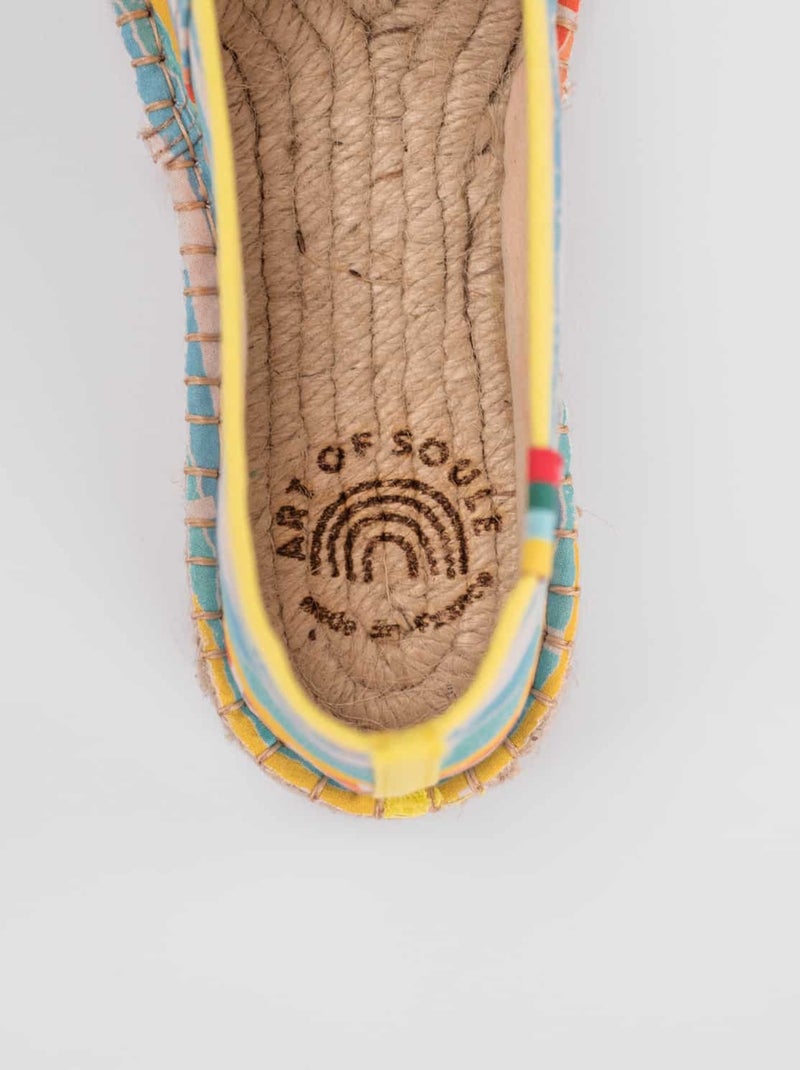 Espadrilles Imprimées imprimée Bleu - Kiabi