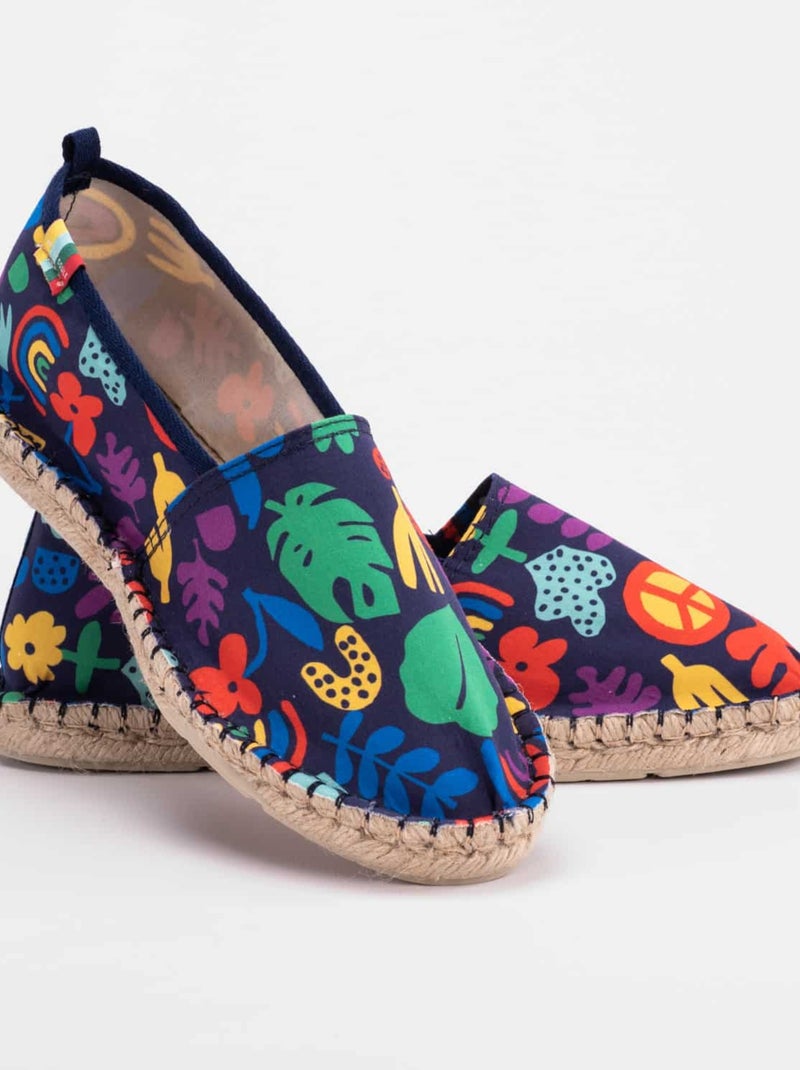 Espadrilles Imprimées imprimée Multicolore - Kiabi