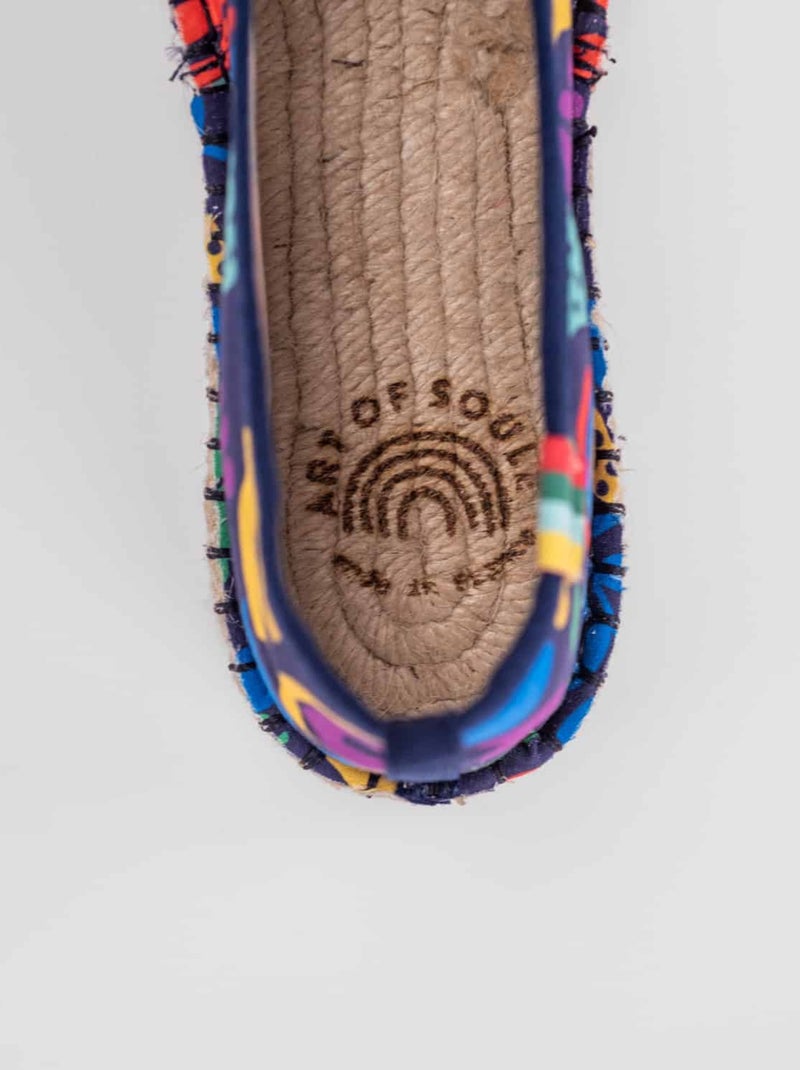 Espadrilles Imprimées imprimée Multicolore - Kiabi