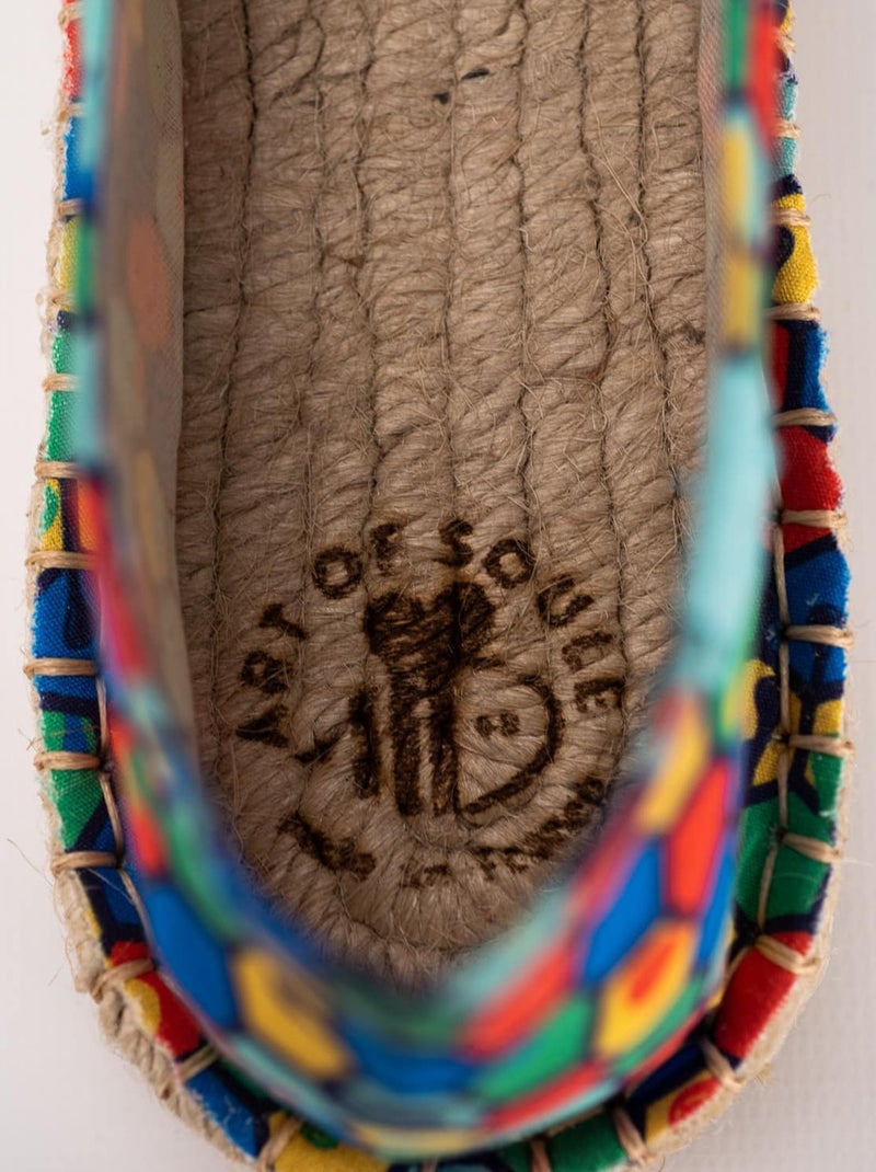 Espadrilles Imprimées imprimée Rouge - Kiabi