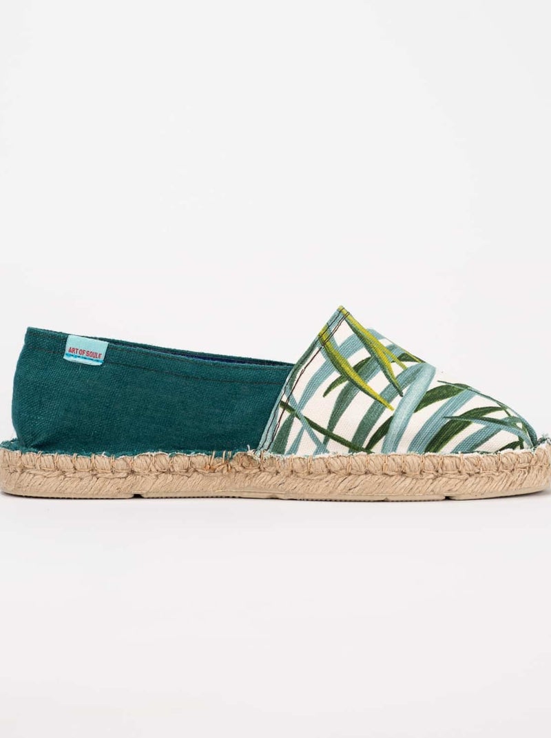 Espadrilles Imprimées imprimée Vert - Kiabi